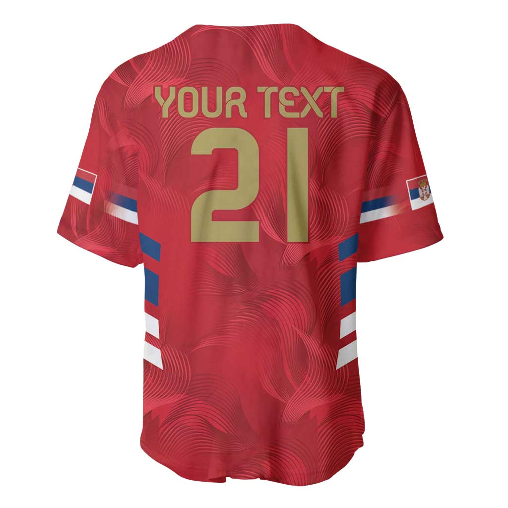 Custom Serbia Football Baseball Jersey Fudbalska reprezentacija Srbije LT9 - Wonder Print Shop