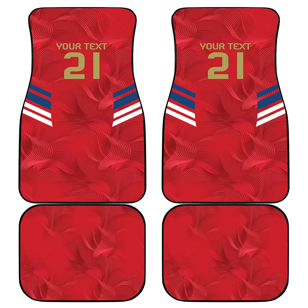 Custom Serbia Football Car Mats Fudbalska reprezentacija Srbije LT9 - Wonder Print Shop