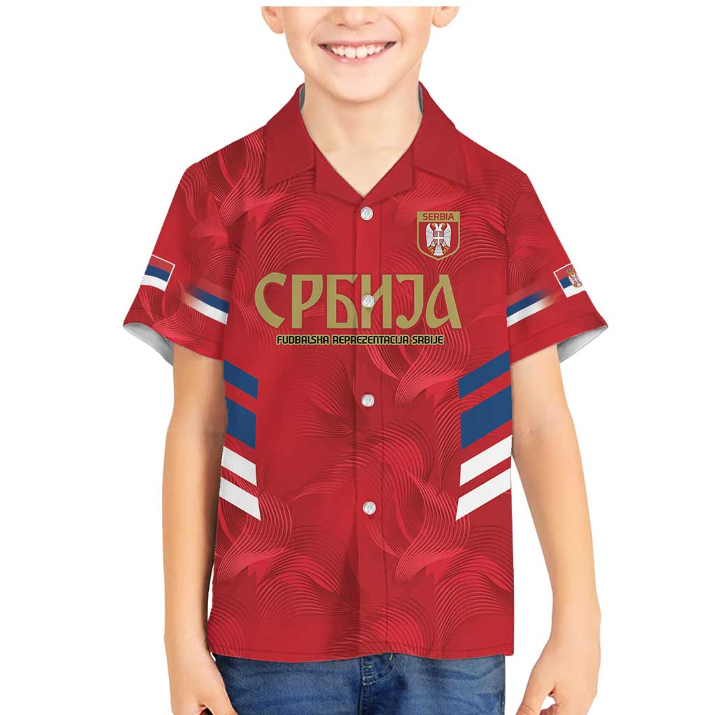 Custom Serbia Football Family Matching Mermaid Dress and Hawaiian Shirt Fudbalska reprezentacija Srbije LT9 - Wonder Print Shop