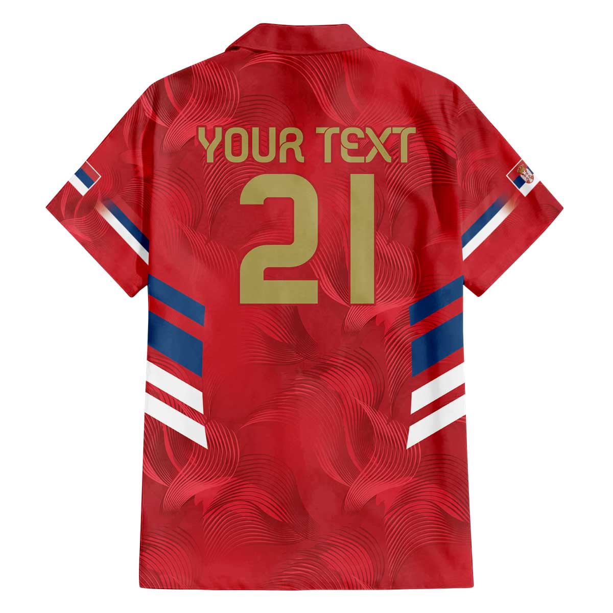 Custom Serbia Football Family Matching Off The Shoulder Long Sleeve Dress and Hawaiian Shirt Fudbalska reprezentacija Srbije - Wonder Print Shop