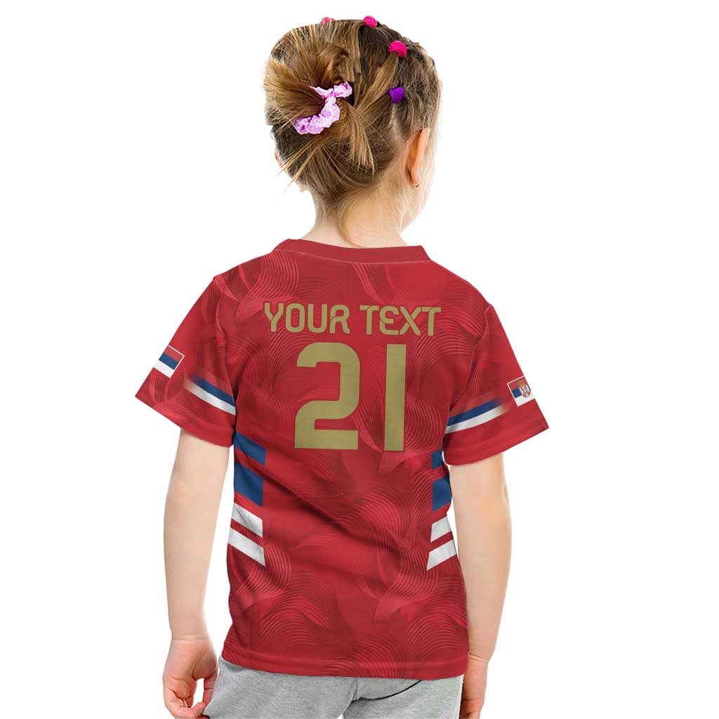 Custom Serbia Football Kid T Shirt Fudbalska reprezentacija Srbije - Wonder Print Shop