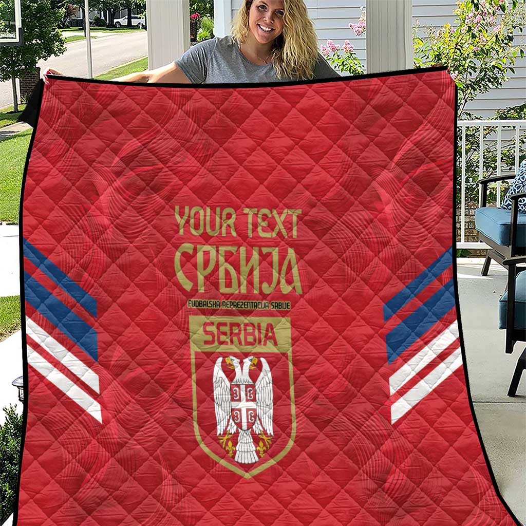 Custom Serbia Football Quilt Fudbalska reprezentacija Srbije - Wonder Print Shop