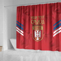 Custom Serbia Football Shower Curtain Fudbalska reprezentacija Srbije