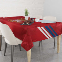 Custom Serbia Football Tablecloth Fudbalska reprezentacija Srbije - Wonder Print Shop