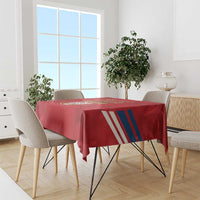 Custom Serbia Football Tablecloth Fudbalska reprezentacija Srbije - Wonder Print Shop