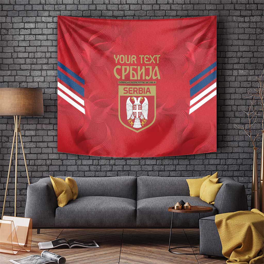 Custom Serbia Football Tapestry Fudbalska reprezentacija Srbije - Wonder Print Shop