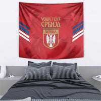 Custom Serbia Football Tapestry Fudbalska reprezentacija Srbije - Wonder Print Shop
