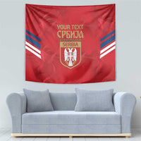 Custom Serbia Football Tapestry Fudbalska reprezentacija Srbije - Wonder Print Shop