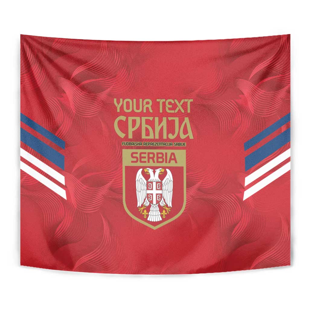 Custom Serbia Football Tapestry Fudbalska reprezentacija Srbije - Wonder Print Shop