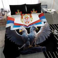 Serbia Silver Double-headed Eagle Bedding Set LT9 - Wonder Print Shop