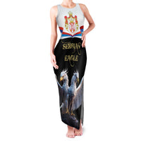 Serbia Silver Double-headed Eagle Family Matching Tank Maxi Dress and Hawaiian Shirt - Wonder Print Shop