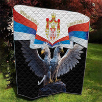 Serbia Silver Double-headed Eagle Quilt - Wonder Print Shop