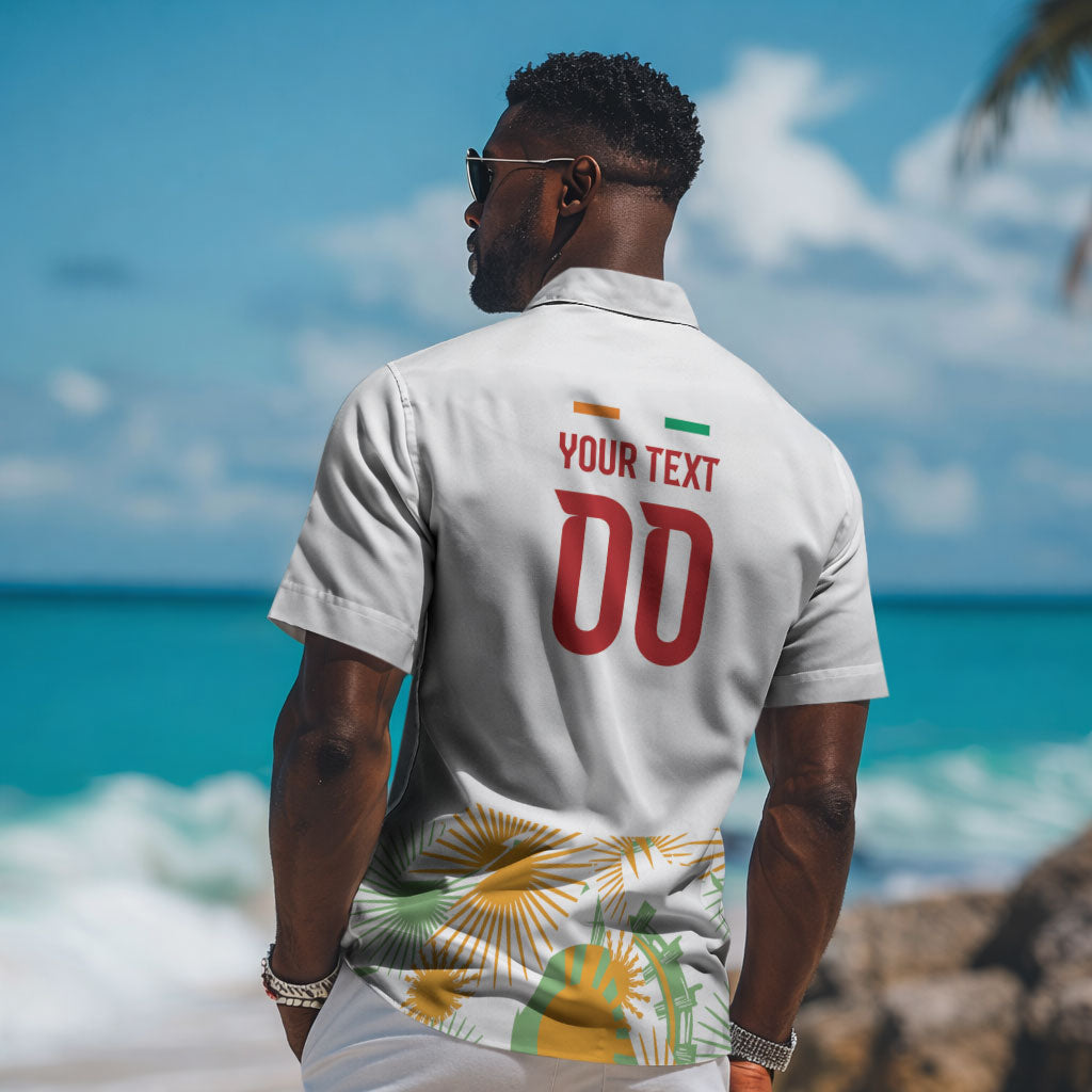 Custom Ivory Coast Heritage Elephants Never Fall Hawaiian Shirt LT9
