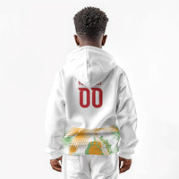 Custom Ivory Coast Heritage Elephants Never Fall Kid Hoodie