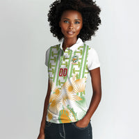 Custom Ivory Coast Heritage Elephants Never Fall Women Polo Shirt