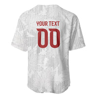 Custom Canada Our Game Now Baseball Jersey Let's Go Canada Victory World Football