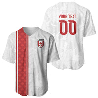 Custom Canada Our Game Now Baseball Jersey Let's Go Canada Victory World Football
