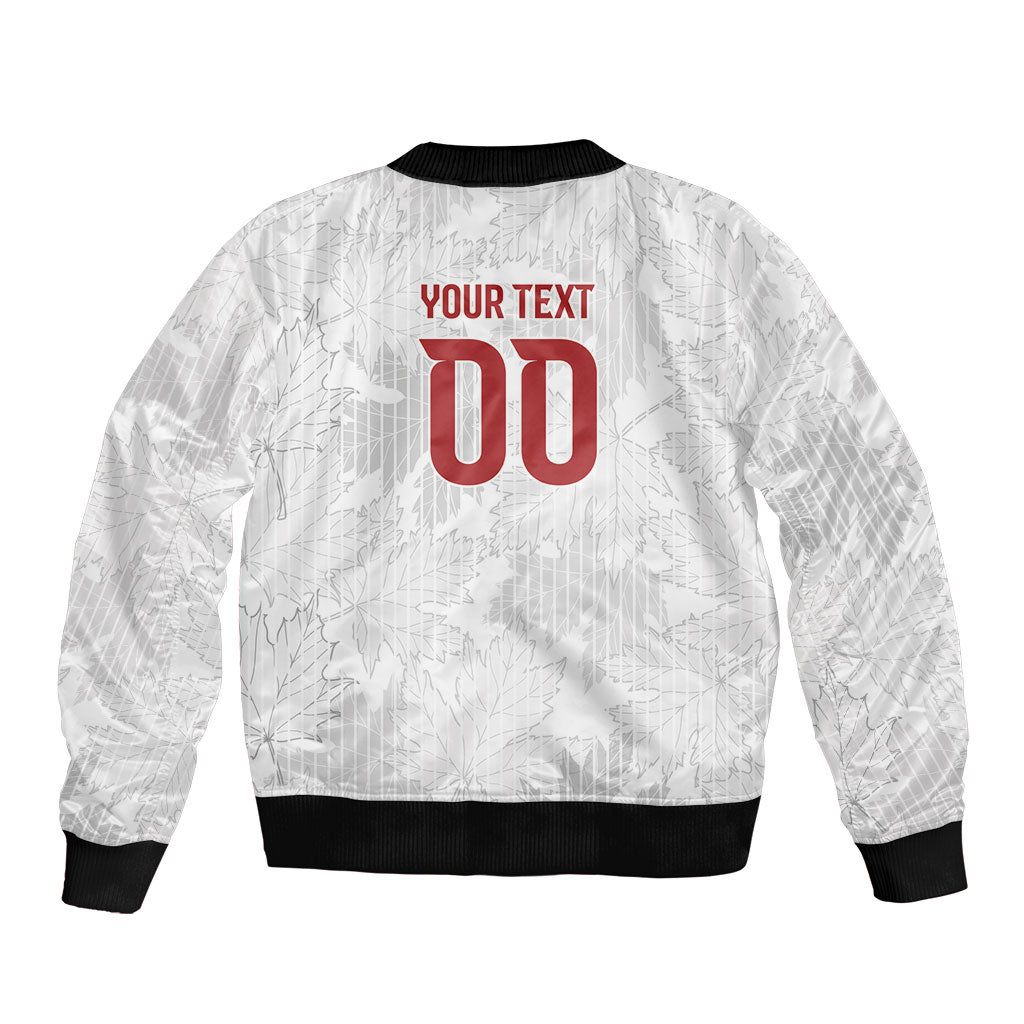 Custom Canada Our Game Now Bomber Jacket Let's Go Canada Victory World Football