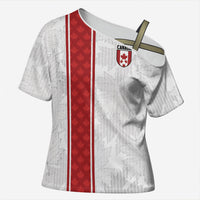 Custom Canada Our Game Now Cross Shoulder Shirt Let's Go Canada Victory World Football