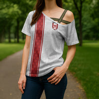 Custom Canada Our Game Now Cross Shoulder Shirt Let's Go Canada Victory World Football