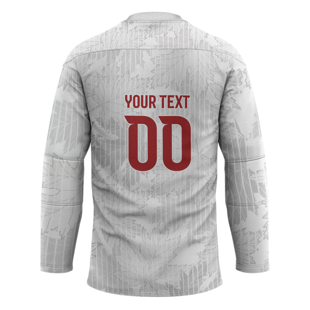 Custom Canada Our Game Now Hockey Jersey Let's Go Canada Victory World Football