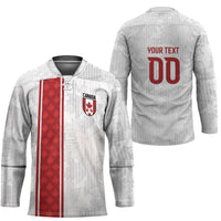 Custom Canada Our Game Now Hockey Jersey Let's Go Canada Victory World Football