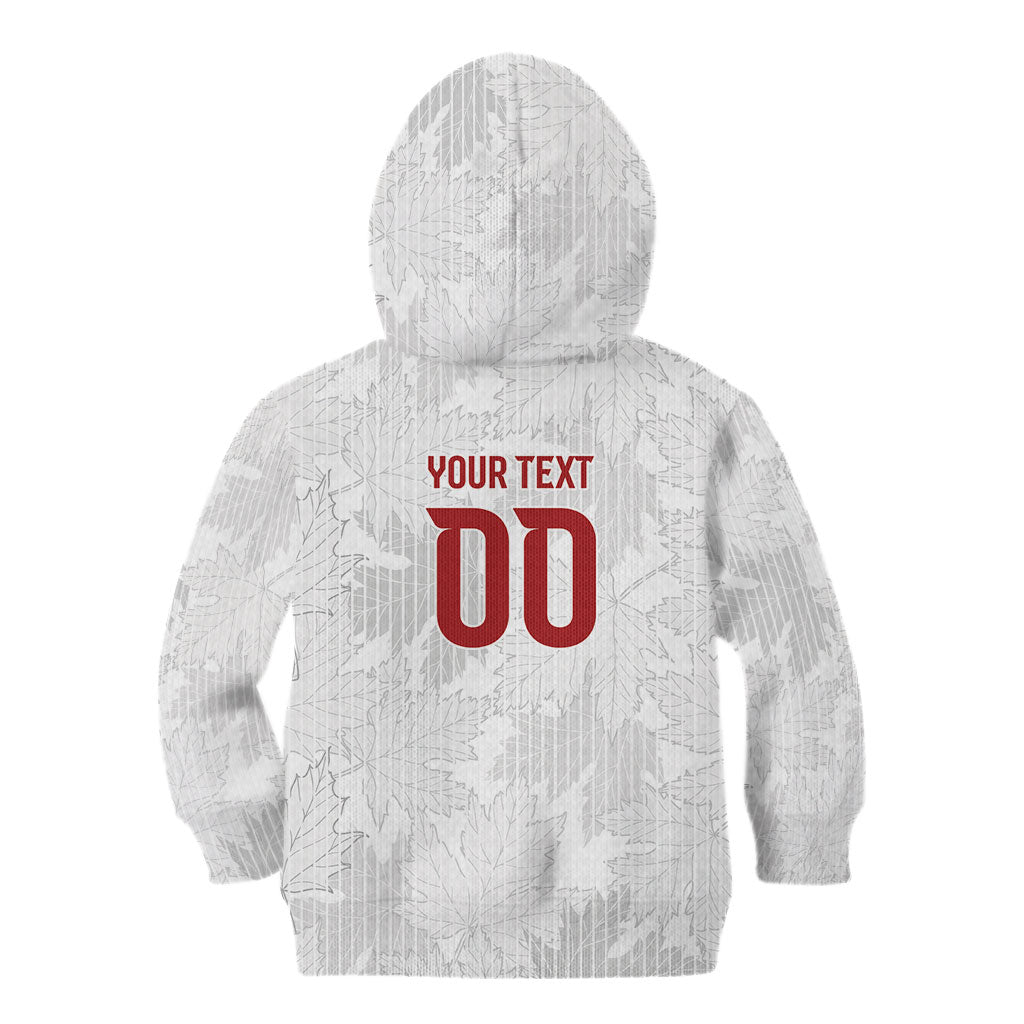 Custom Canada Our Game Now Kid Hoodie Let's Go Canada Victory World Football