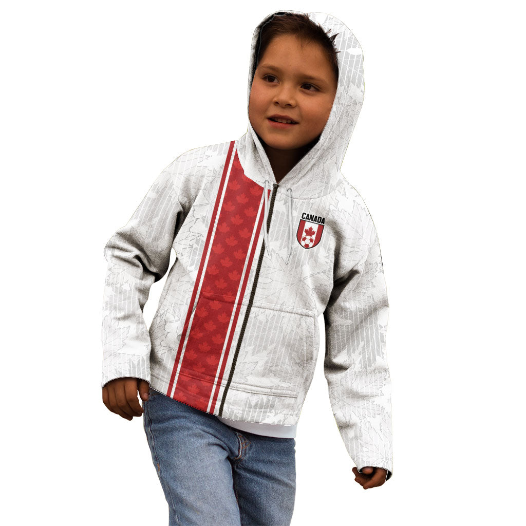 Custom Canada Our Game Now Kid Hoodie Let's Go Canada Victory World Football