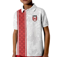 Custom Canada Our Game Now Kid Polo Shirt Let's Go Canada Victory World Football