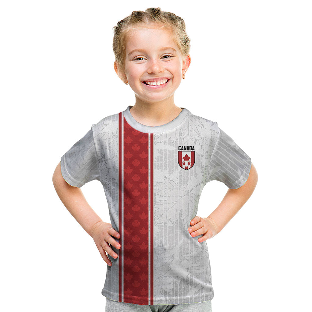 Custom Canada Our Game Now Kid T Shirt Let's Go Canada Victory World Football