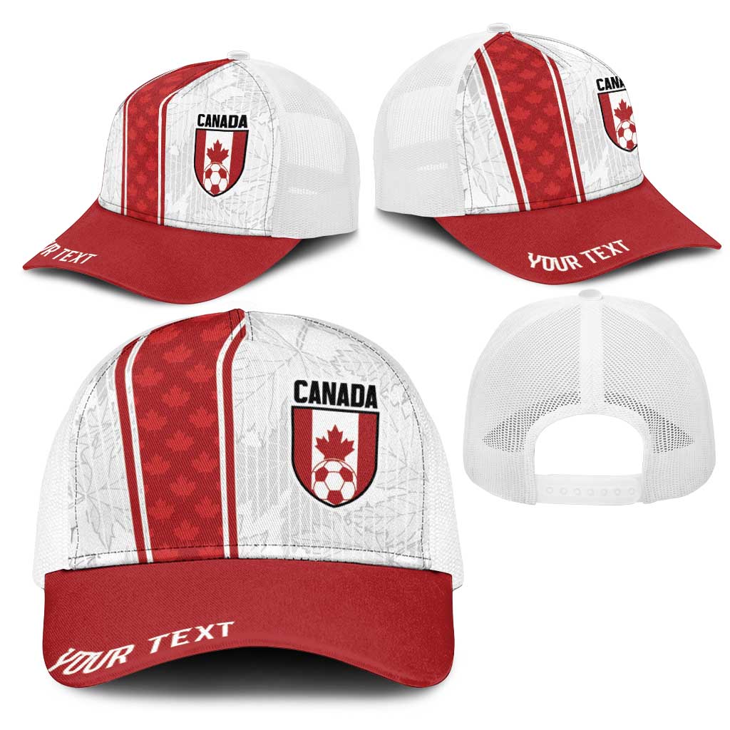 Personalized Canada Our Game Now Mesh Trucker Cap Let's Go Canada Victory World Football