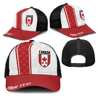 Personalized Canada Our Game Now Mesh Trucker Cap Let's Go Canada Victory World Football