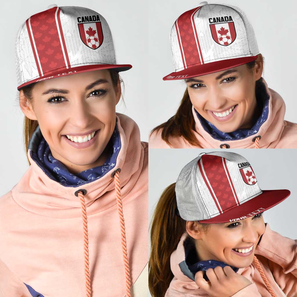 Personalized Canada Our Game Now Mesh Trucker Cap Let's Go Canada Victory World Football