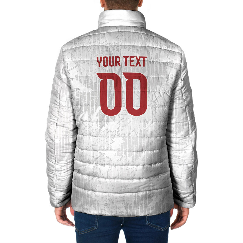 Custom Canada Our Game Now Padded Jacket Let's Go Canada Victory World Football