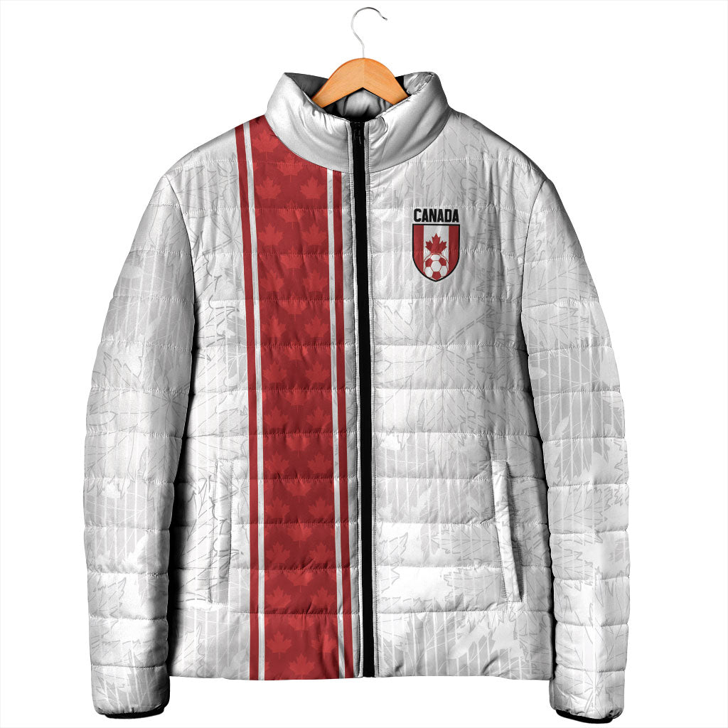 Custom Canada Our Game Now Padded Jacket Let's Go Canada Victory World Football