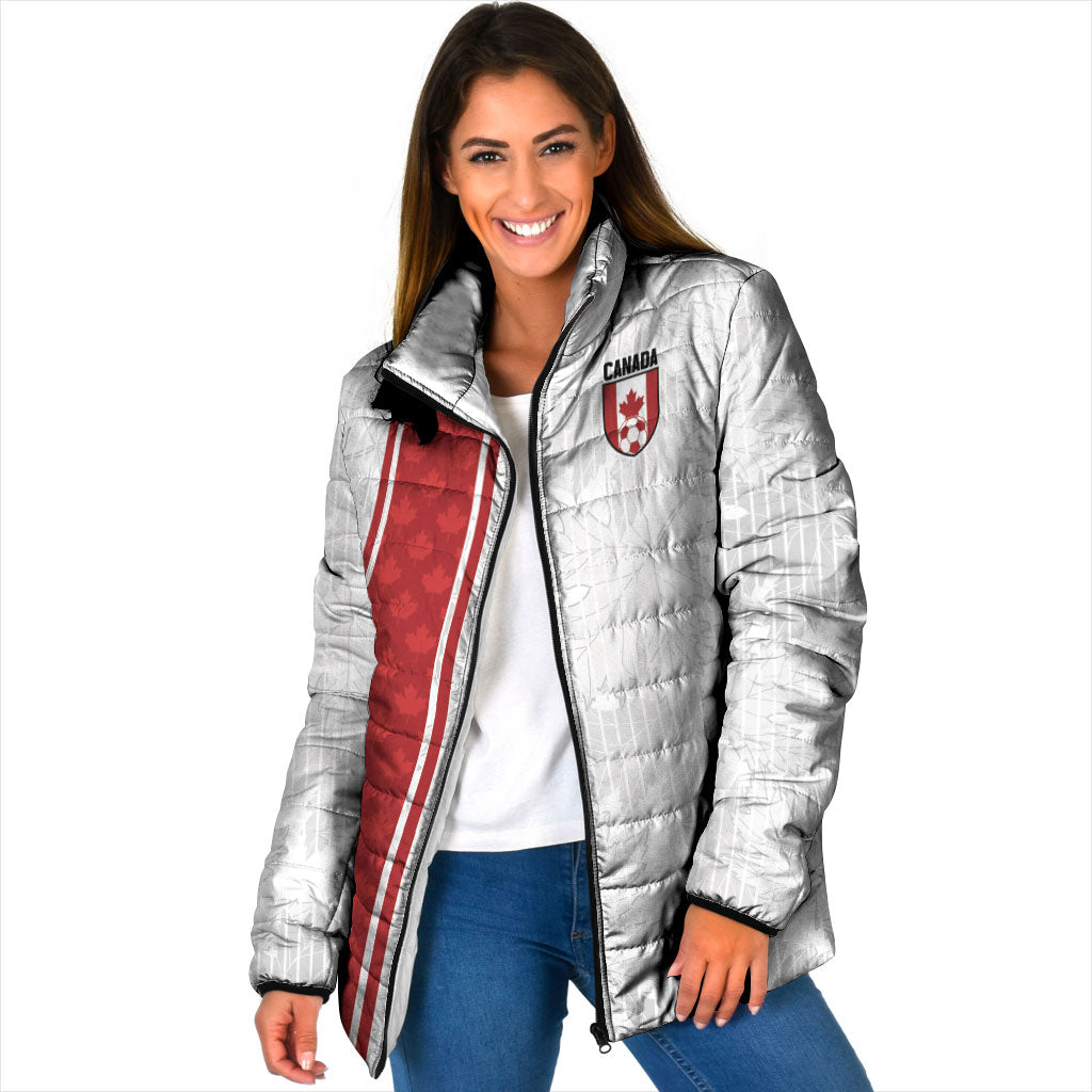 Custom Canada Our Game Now Padded Jacket Let's Go Canada Victory World Football