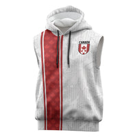 Custom Canada Our Game Now Sleeveless Hoodie Let's Go Canada Victory World Football