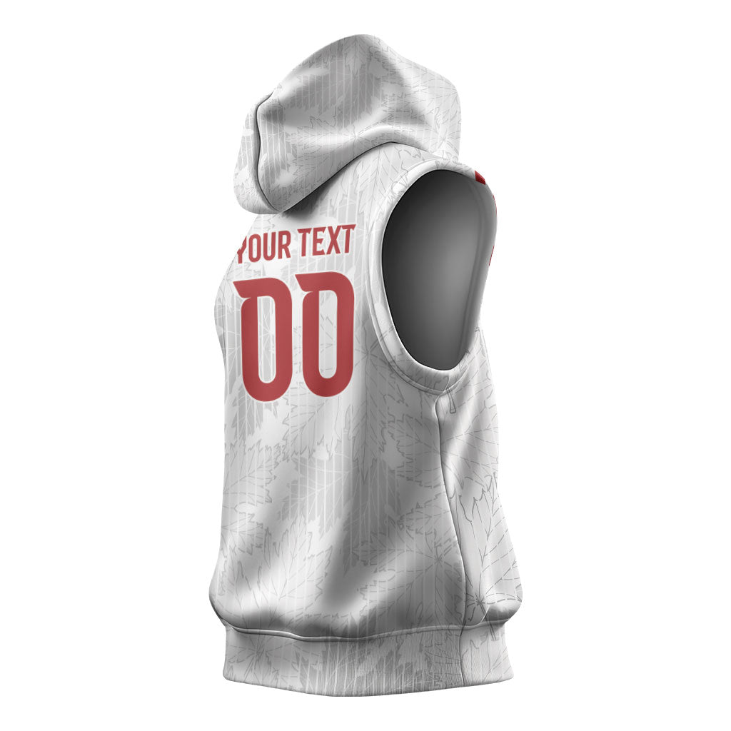 Custom Canada Our Game Now Sleeveless Hoodie Let's Go Canada Victory World Football