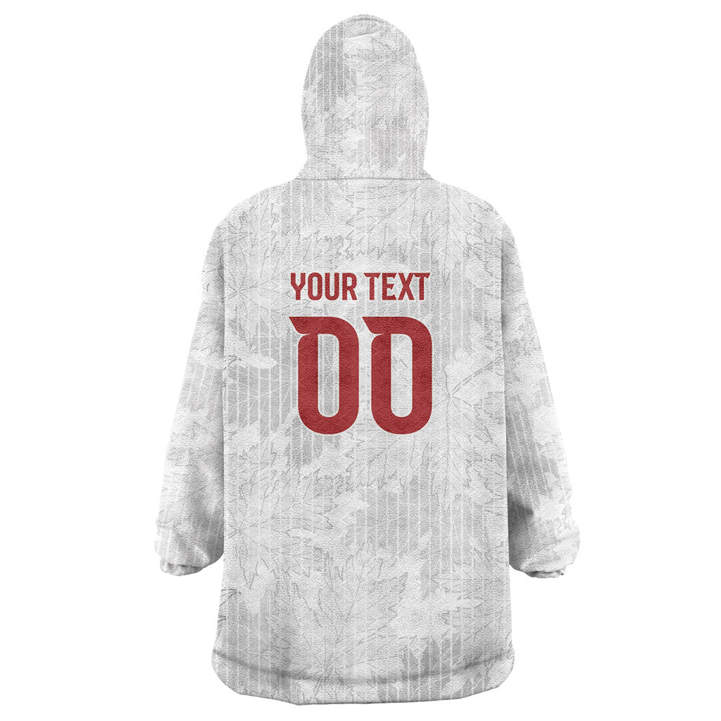 Custom Canada Our Game Now Wearable Blanket Hoodie Let's Go Canada Victory World Football
