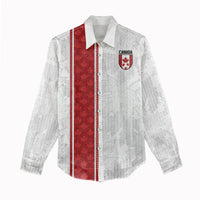 Custom Canada Our Game Now Women Casual Shirt Let's Go Canada Victory World Football