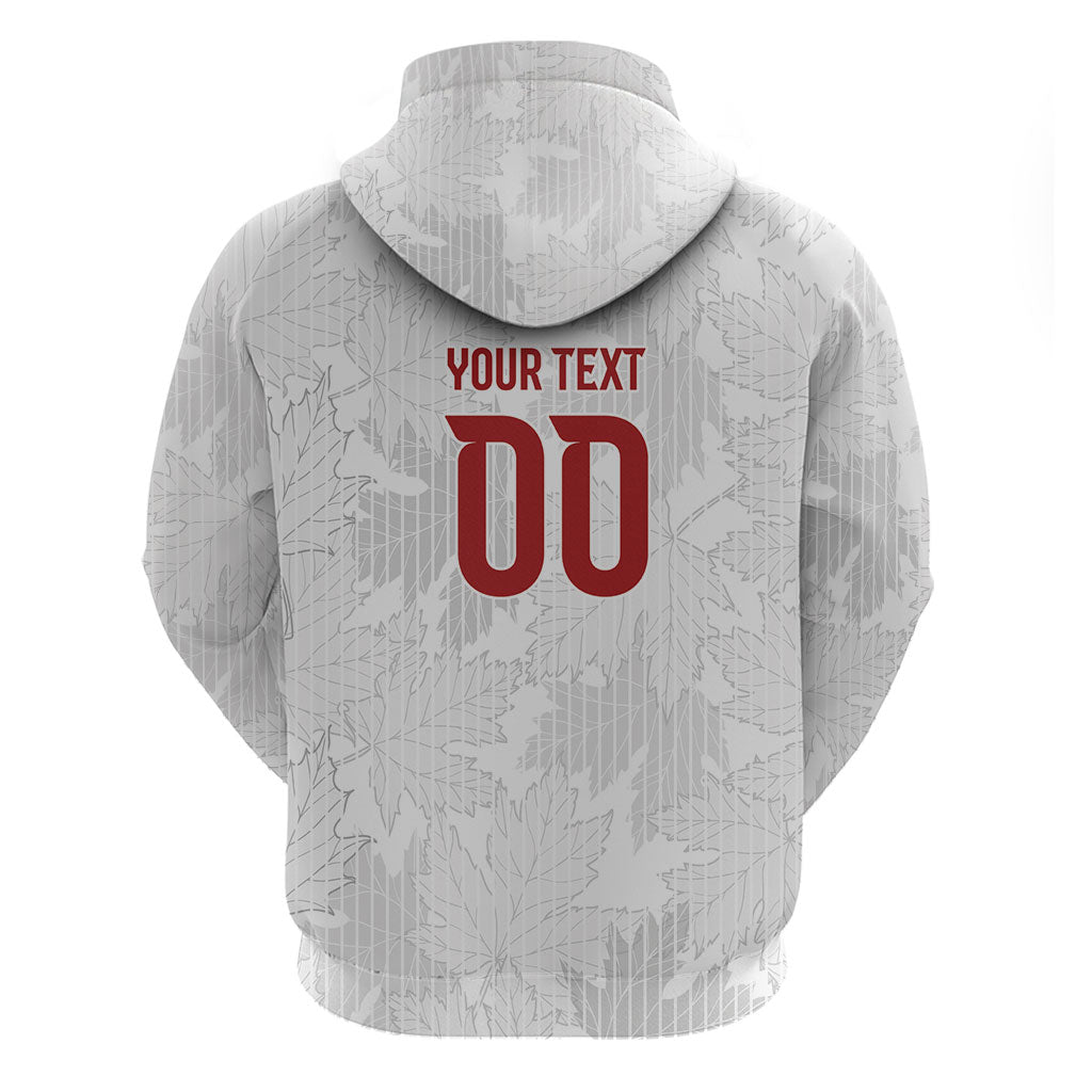 Custom Canada Our Game Now Zip Hoodie Let's Go Canada Victory World Football