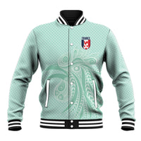 Custom France Coq Gaulois Heritage Baseball Jacket Allez les Bleus Aux Armes