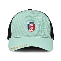 Personalized France Coq Gaulois Heritage Baseball Net Cap Allez les Bleus Aux Armes