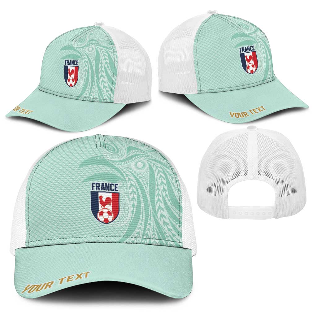 Personalized France Coq Gaulois Heritage Baseball Net Cap Allez les Bleus Aux Armes