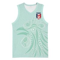 Custom France Coq Gaulois Heritage Basketball Jersey Allez les Bleus Aux Armes