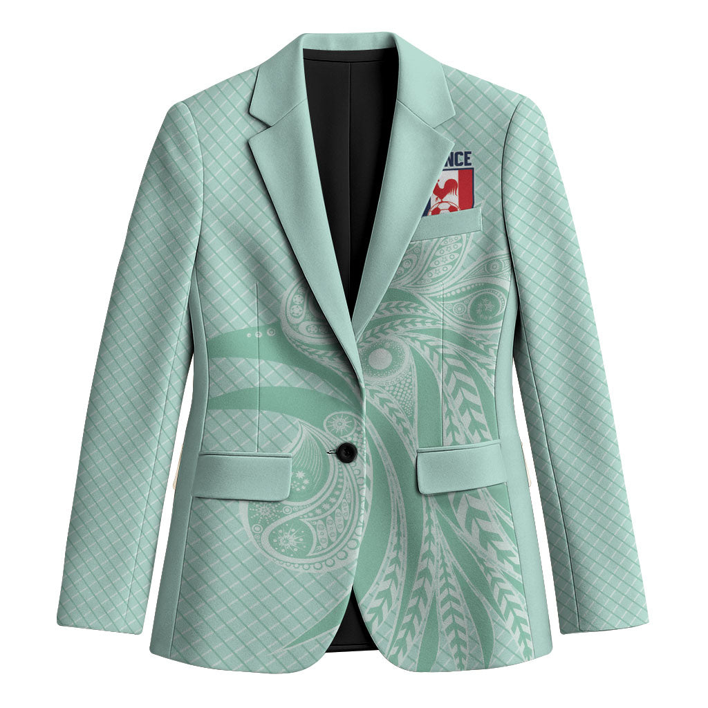 Custom France Coq Gaulois Heritage Blazer Allez les Bleus Aux Armes