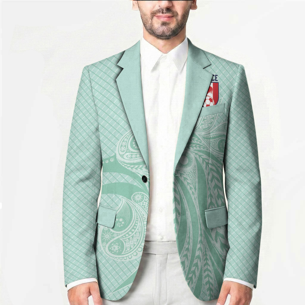Custom France Coq Gaulois Heritage Blazer Allez les Bleus Aux Armes