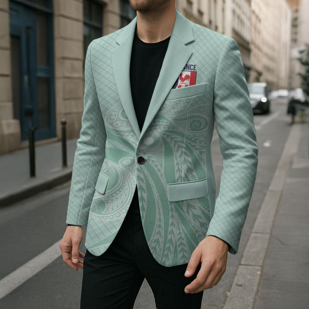 Custom France Coq Gaulois Heritage Blazer Allez les Bleus Aux Armes