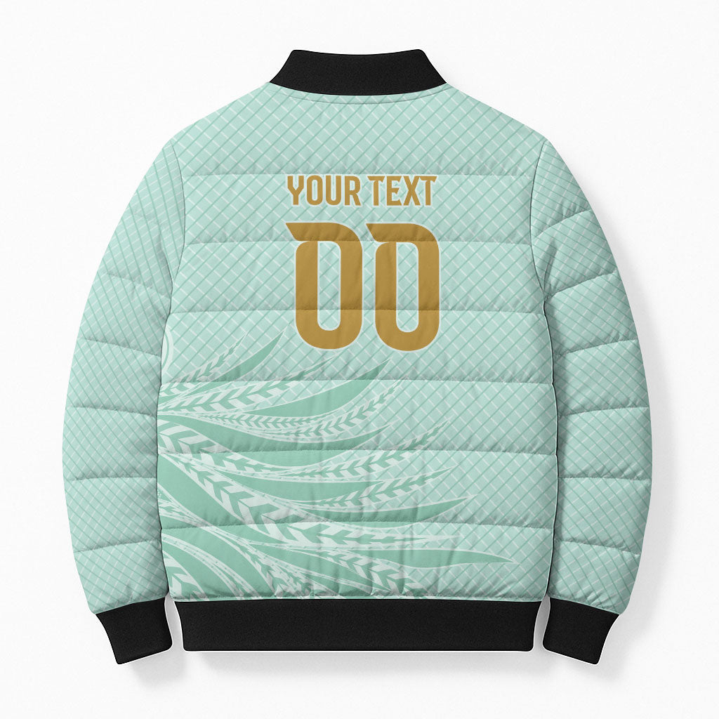 Custom France Coq Gaulois Heritage Bomber Puffer Jacket Allez les Bleus Aux Armes