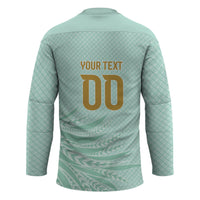 Custom France Coq Gaulois Heritage Hockey Jersey Allez les Bleus Aux Armes